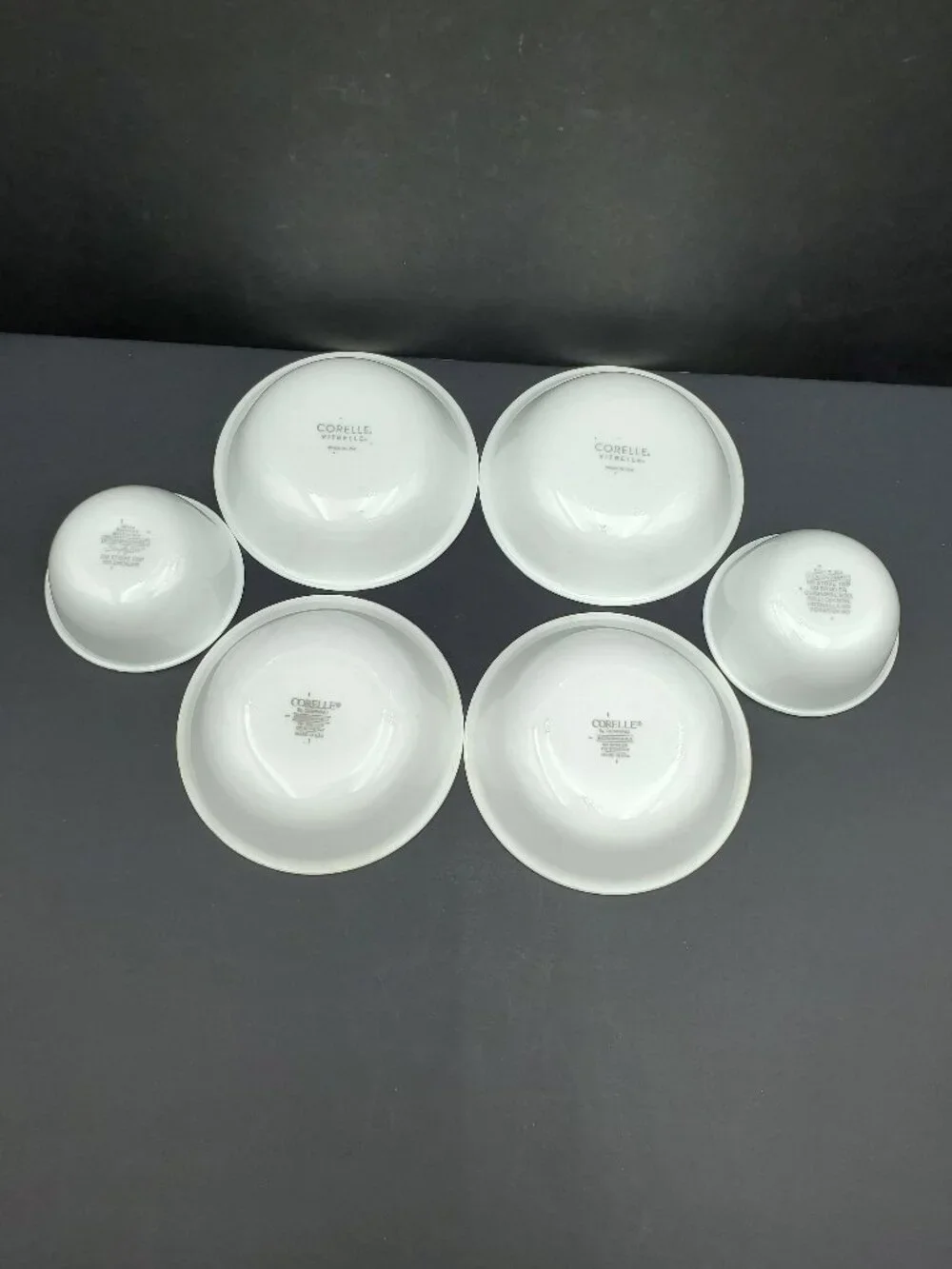Corelle Winter Frost White Dip Berry Bowls Corningware SimplyLite Mini Dip Bowls